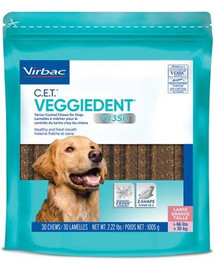 VIRBAC Veggiedent Fresh L žvýkací plátky 15 ks / 490g