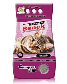 BENEK Super compact Bentonitové stelivo levandule 10 l x 2 (20 l)