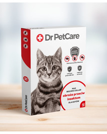 Dr PetCare MAX BioCide Collar Obojek proti klíšťatům a blechám pro kočky 42 cm 5ks