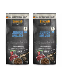 BELCANDO Junior Lamb & Rice 2 x 12.5 kg granule pro psy od 4 měsíců
