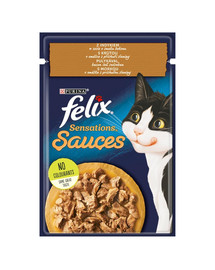 FELIX Sensations Sauces krůta a slanina 26 x 85 g