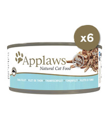 APPLAWS Cat Tin 6 x 70 g mokré krmivo pro kočky s tuňákem