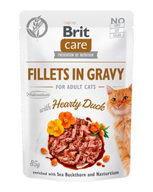 BRIT Care Cat Fillets in Gravy with Hearty Duck 85 g