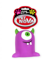 PET NOVA DOG LIFE STYLE hračka monstrum 10cm fialová