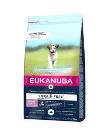 EUKANUBA Puppy & Junior Small & Medium Grain Free Ocean Fish 3 kg