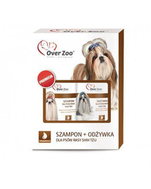 OVER ZOO Dárková sada šampón 250 ml a kondicionér 240 ml pro psy rasy Shih Tzu