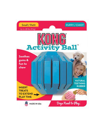 KONG Puppy Activity Ball S kousátko pro štěňata