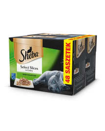 SHEBA Select Slices in Gravy 48 x 85g