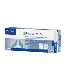 VIRBAC Anxitane S ochucené tablety pro psy a kočky se zklidňujícím účinkem 30