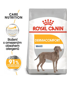 ROYAL CANIN Medium Dermacomfort 12 kg granule pro střední psy s problémy s kůží