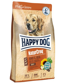 HAPPY DOG NaturCroq hovězí / rýže 4 kg