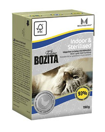 BOZITA Feline Indoor & Sterilised 190 g