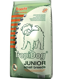 TROPIDOG Junior small breeds 8 kg