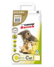BENEK Super Corn Cat Golden 25l kukuřičné stelivo pro kočky