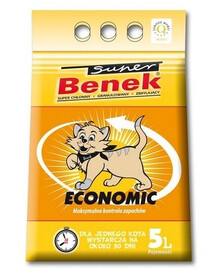 BENEK Super economic Bentonitové stelivo 5 L