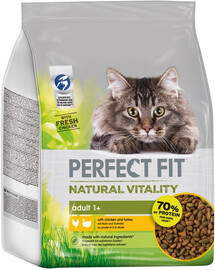 PERFECT FIT Cat Adult Natural Vitality Chicken & Turkey 2,4 kg