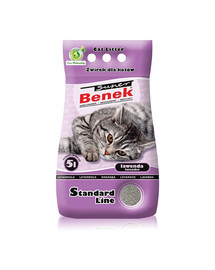 BENEK Super Standard Bentonitové stelivo Levandule 2 x 5 l