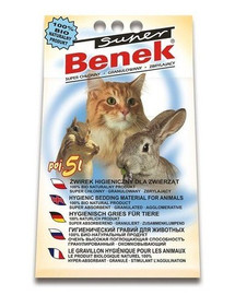 BENEK Super Compact Universal 5 l x 2 (10 l) bentonitové stelivo pro kočky