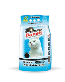 BENEK Super Kočkolit antibakteriální 2 x 5 L bílé 5 l