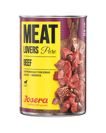 JOSERA Meatlovers Pure 6x800g monoproteinové konzervy pro psy