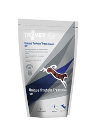 TROVET Unique Protein Treat Rabbit URT 125g funkční pamlsky pro psy