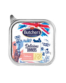 BUTCHER'S Classic Delicious Dinner Cats Losos 100 g