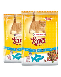 VERSELE-LAGA Lara krmivo pro dospělé kočky s lososem 20 kg (2 x 10 kg)