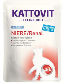 KATTOVIT Feline Diet Niere/Renal Kachna 85 g