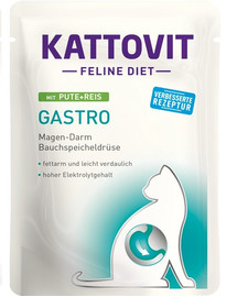 KATTOVIT Feline Diet Gastro krutí s rýží 85 g