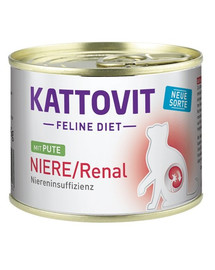 KATTOVIT Feline Diet Niere/Renal Krocan 185 g