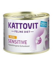 KATTOVIT Feline Diet Sensitive Kuře 185 g