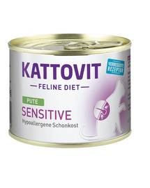 KATTOVIT Feline Diet Sensitive Turkey 185 g