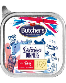 BUTCHER'S Delicious Dinners Hovězí kousky v omáčce 100g