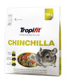 TROPIFIT Premium Plus 750 krmivo pro činčily