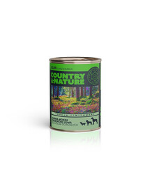 COUNTRY&NATURE Bezobilné mokré krmivo Deer s kuskusem 400 g