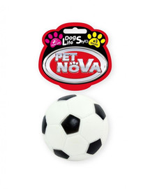 PET NOVA DOG LIFE STYLE gumový míč (fotbal) 7cm