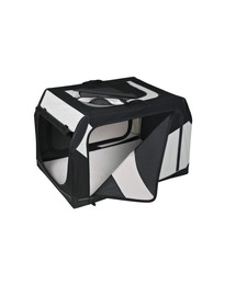 TRIXIE Transportní box vario nylon černo-šedý 99 × 67 × 71/61 cm