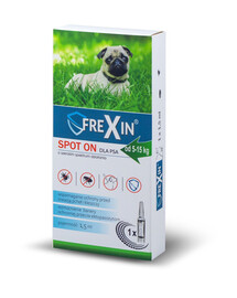 FREXIN Kapky proti ektoparazitům pro psy 5-15 kg 1,5 ml