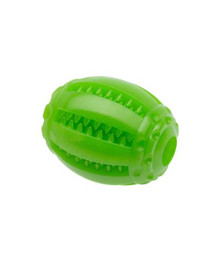 COMFY Hračka Mint Dental Rugby zelený 8X6,5cm