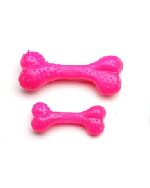 COMFY Zábavná hračka  Mint Dental Bone růžová 12,5cm