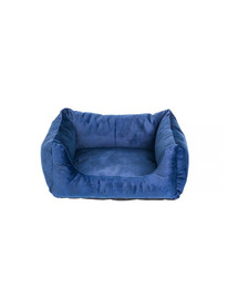 FERA Glamour Pelech pro psy obdélníkový modrý M 55x65x25 cm