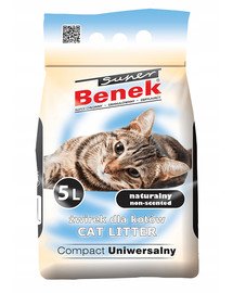 BENEK Super Compact Universal 5 l bentonitové stelivo pro kočky
