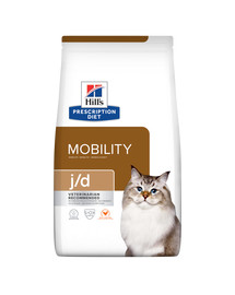 HILL'S Prescription Diet Feline j/d 1,5 kg granule pro podporu kloubů