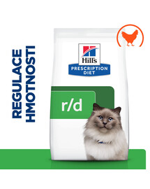 HILL'S Prescription Diet r/d Regulace hmotnosti granule pro kočky 3 kg