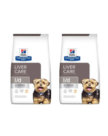 HILL'S Prescription Diet Canine l/d Liver Care 2 x 10 kg
