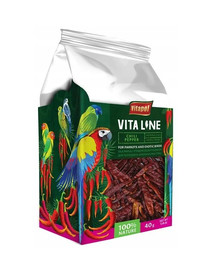 VITAPOL Chilli papričky pro papoušky 40g