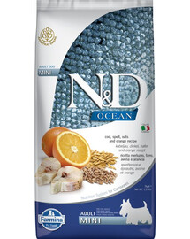 N&D Ocean Low Grain Adult Mini Codfish & Orange 2,5 kg