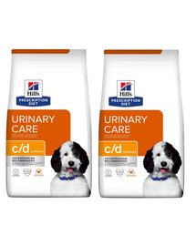 HILL'S Prescription Diet Canine c/d Multicare Chicken 2 x 12 kg