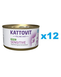 KATTOVIT Feline Diet Sensitive Krutí 12 x 85 g