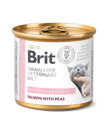 BRIT Veterinary Diet Hypoallergenic Salmon&Pea 200g